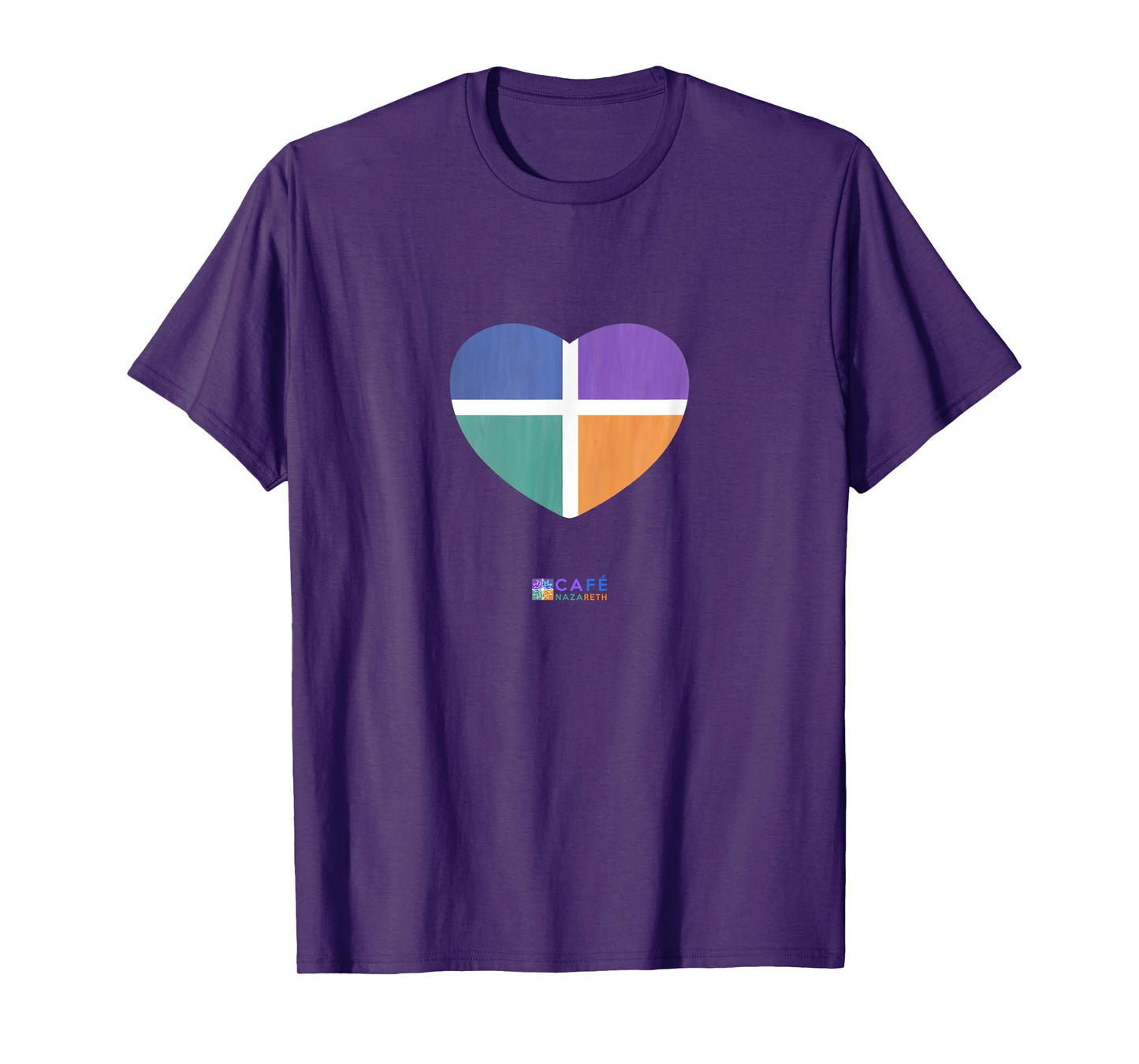 Four Color Heart T-Shirt