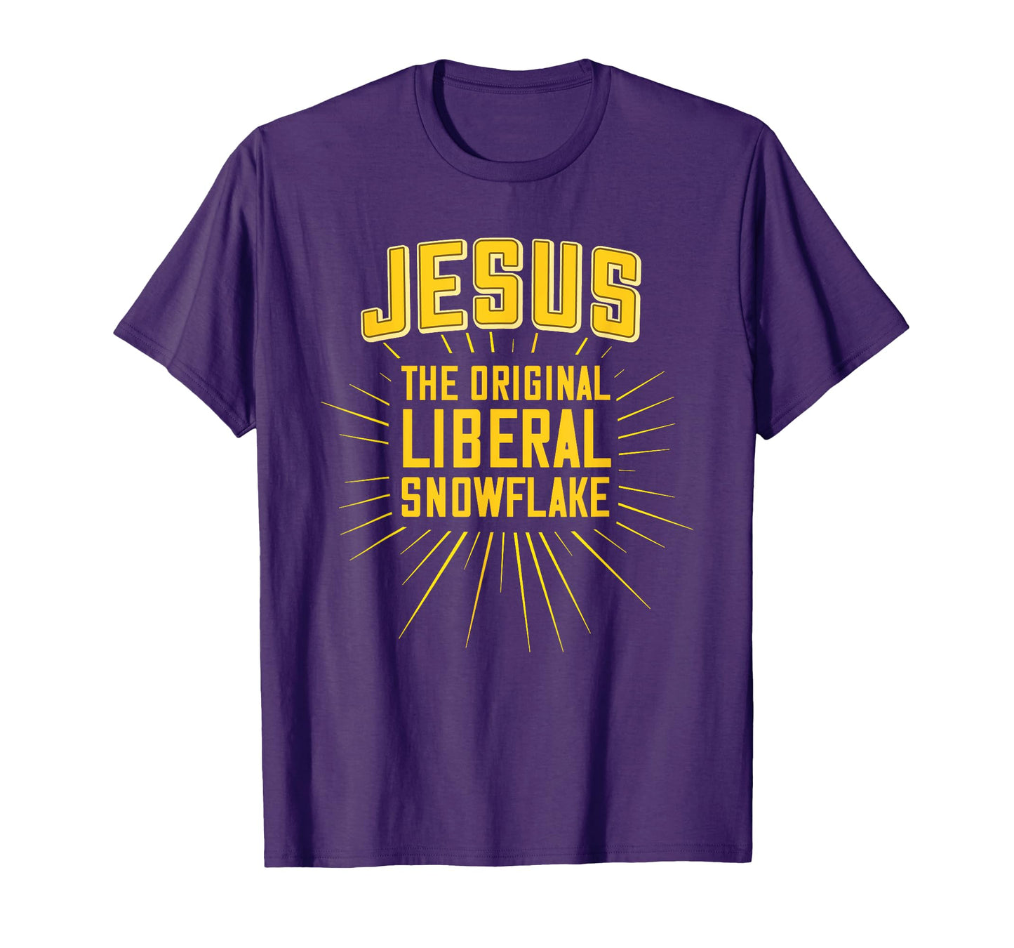 Funny Jesus Is the Original Liberal Snowflake Design T-Shirt