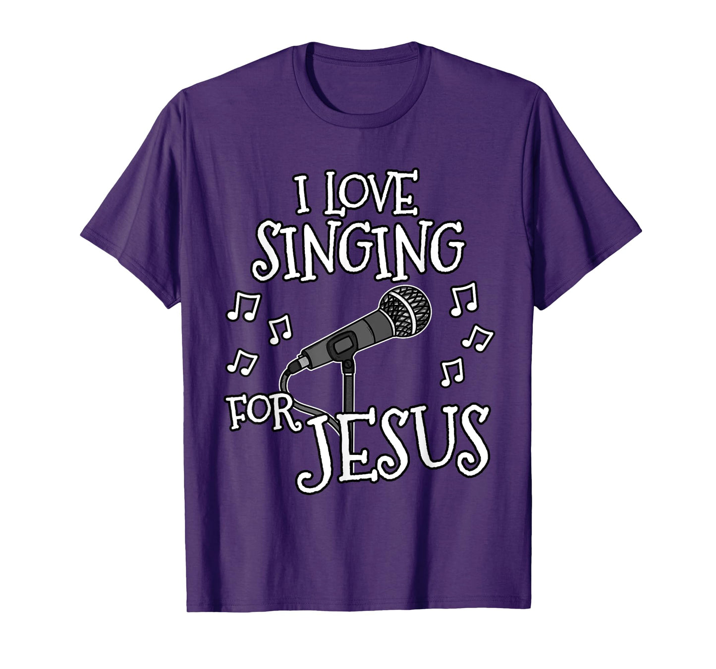 Church Singer, I Love Singing For Jesus, Worship Vocalist T-Shirt