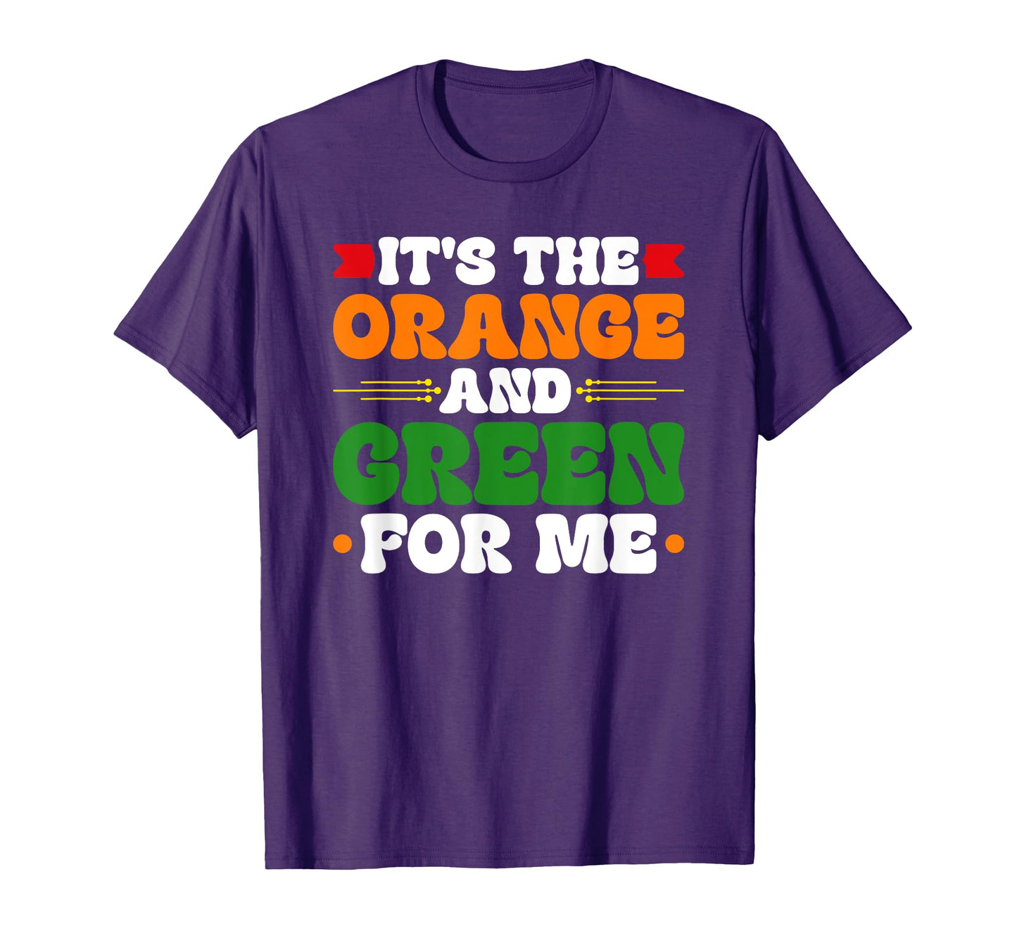 It's The Orange And Green For Me HBCU T-Shirt