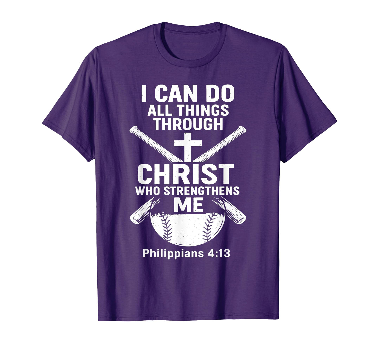 Baseball Christian Athlete Christ Centered T-Shirt