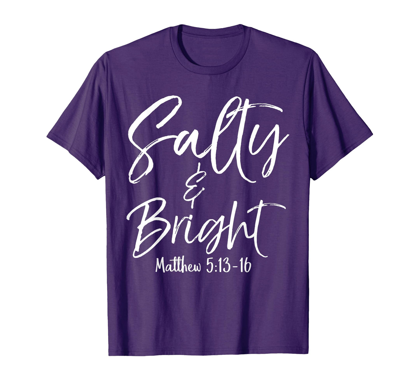 Salty and Bright Shirt Matthew 5:13-16 Vintage Christian Tee T-Shirt