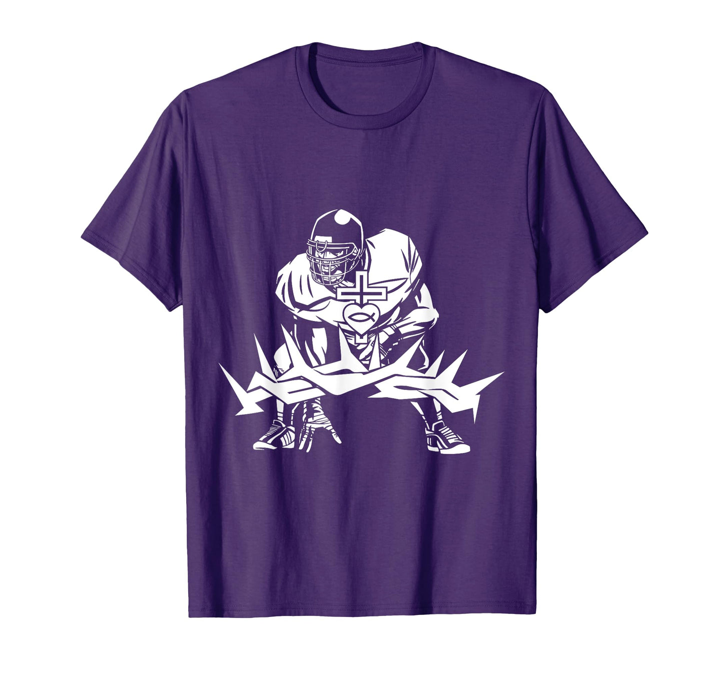 Religious Jesus Football Christ GOD Football T-Shirt