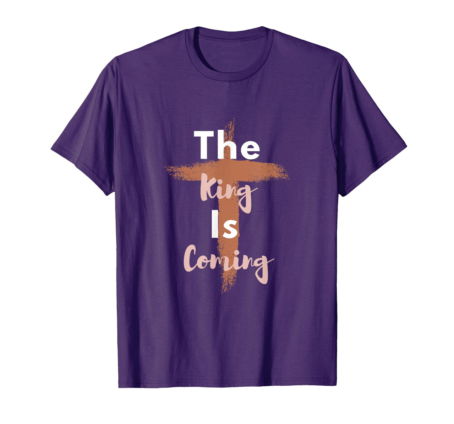 King is Coming - Christian Apparel - Jesus is King - Faith T-Shirt