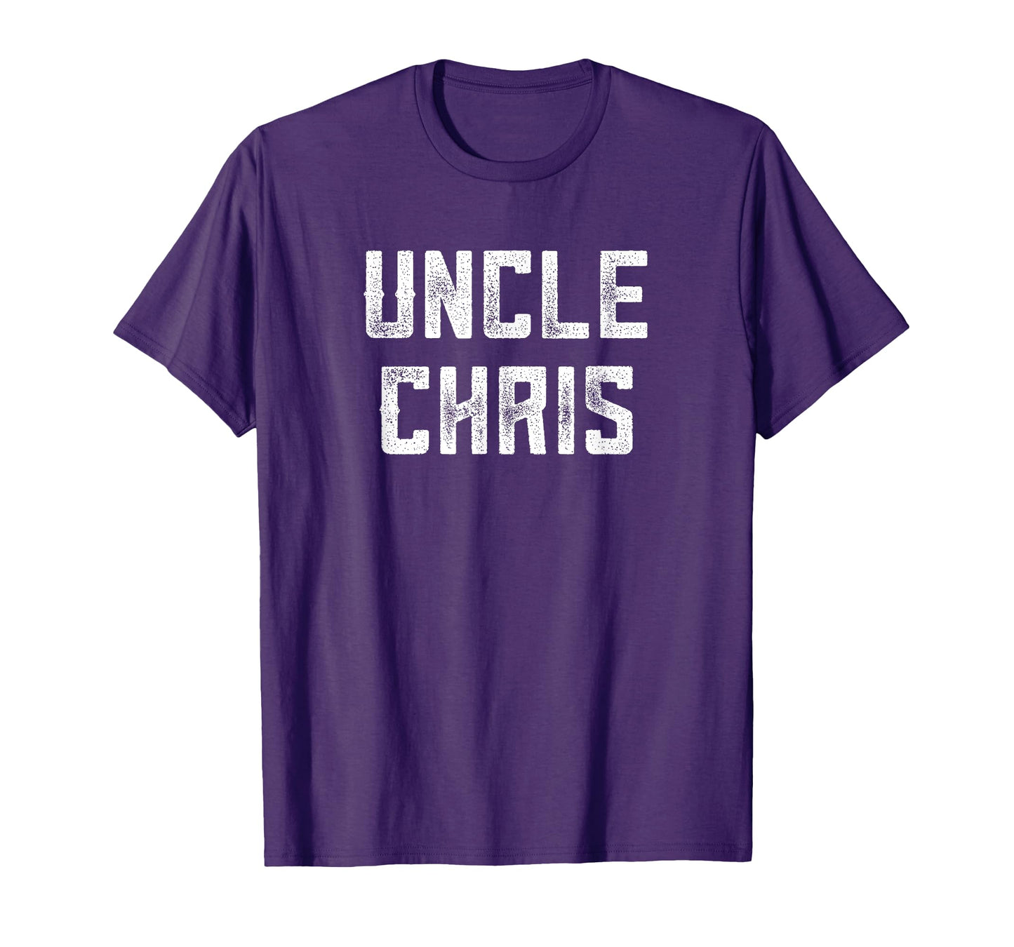 Uncle Chris Funny Uncle From Niece Nephew New Uncle Day T-Shirt