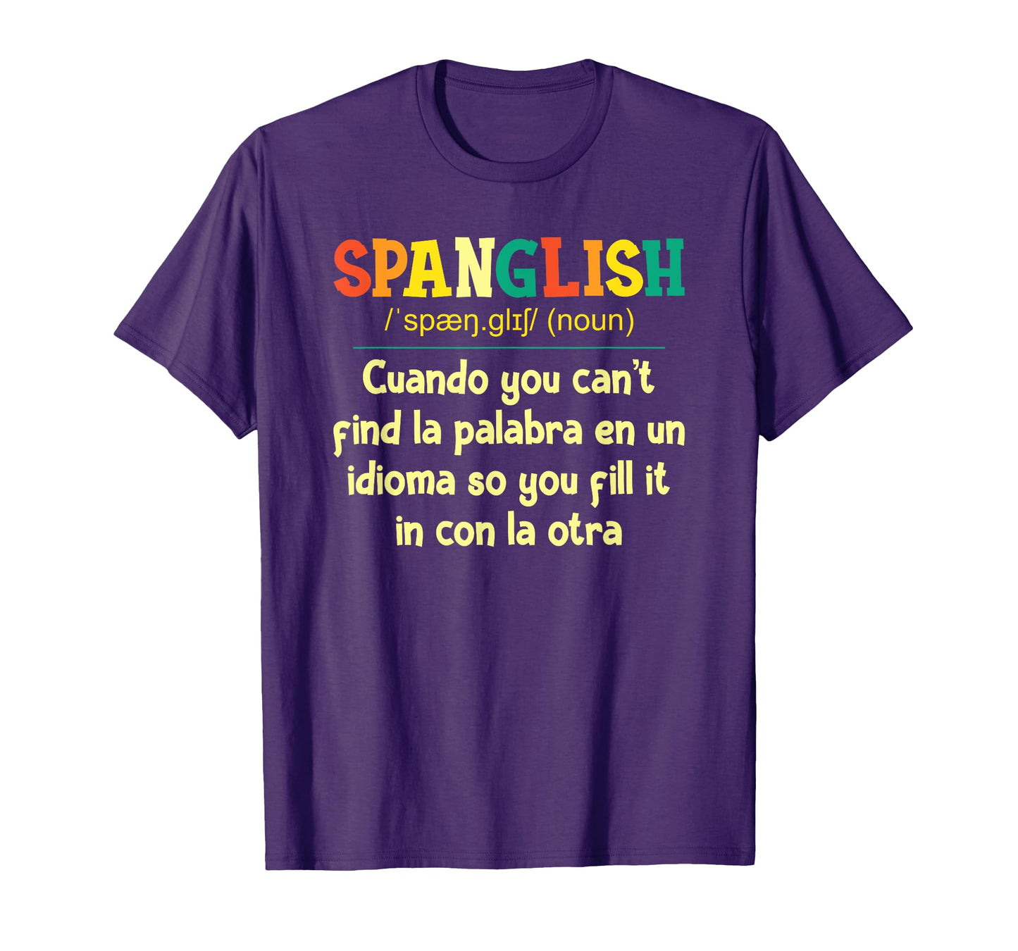 Spanglish Mexico Mexican Spanish Teacher T-Shirt