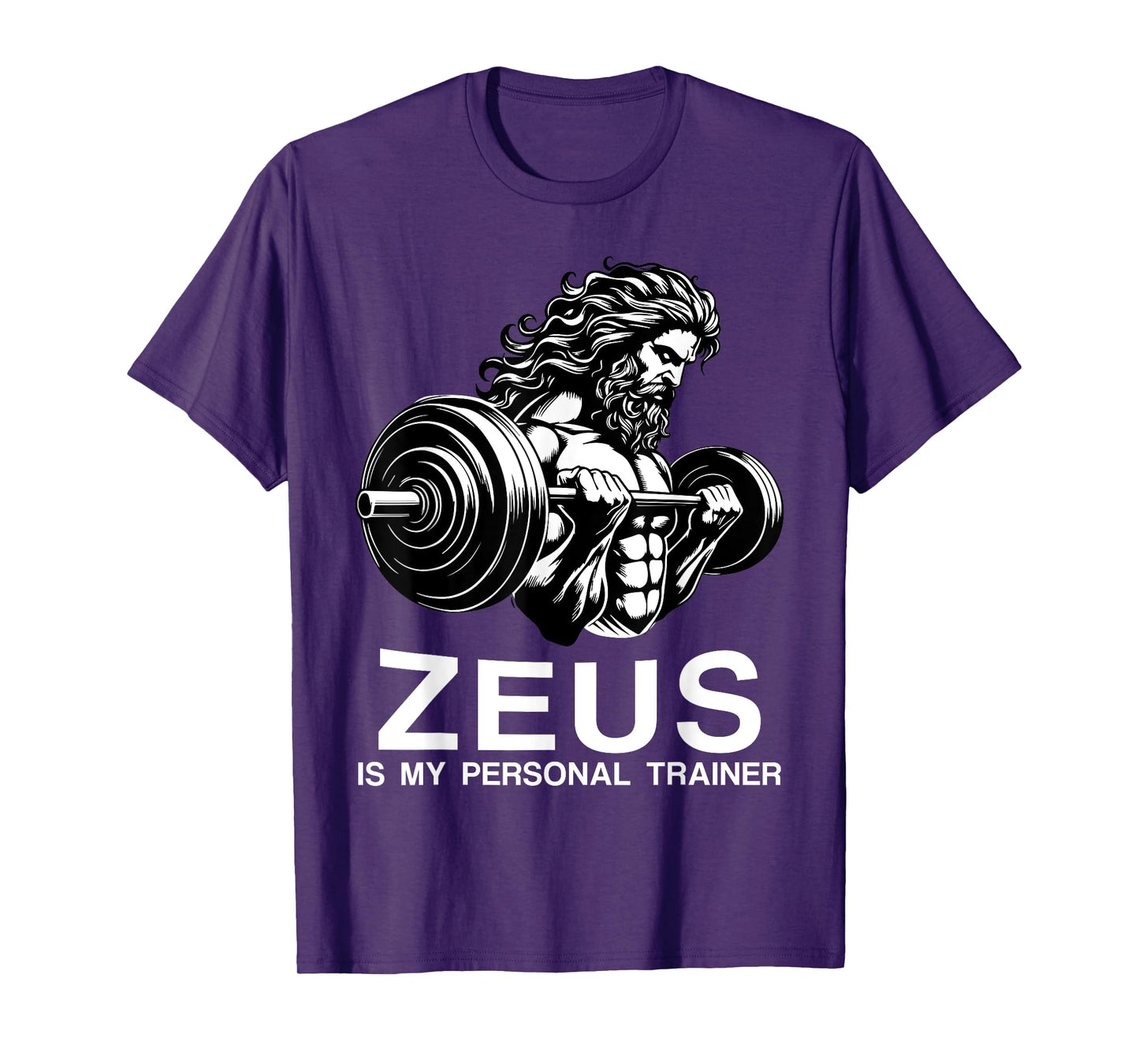 Zeus Greek God Bodybuilder Gym Fitness Workout T-Shirt