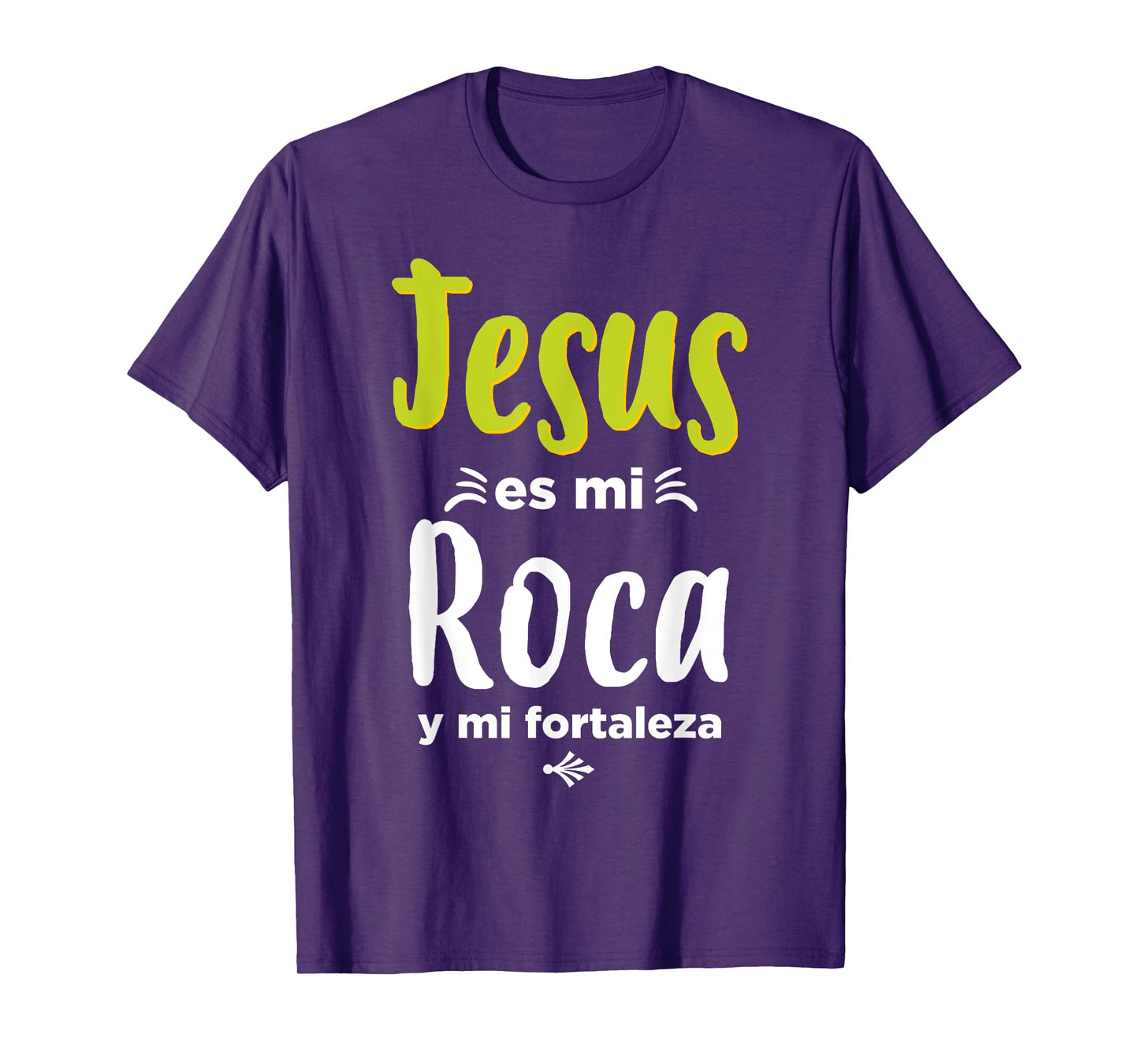 Jesus es mi roca Spanish Christian T-Shirt