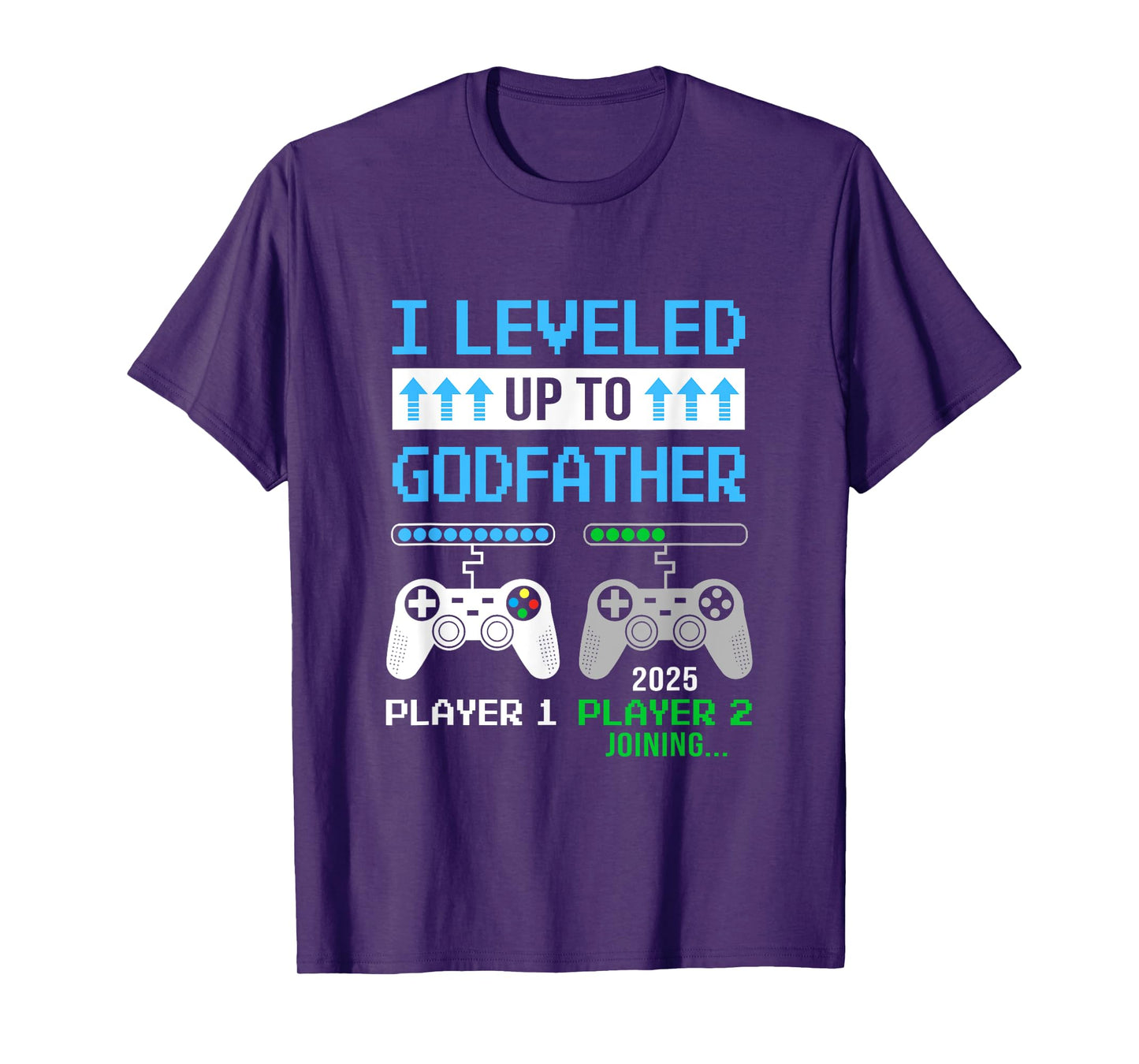 Leveled Up To Godfather 2025 Funny Video Game Soon To Be T-Shirt