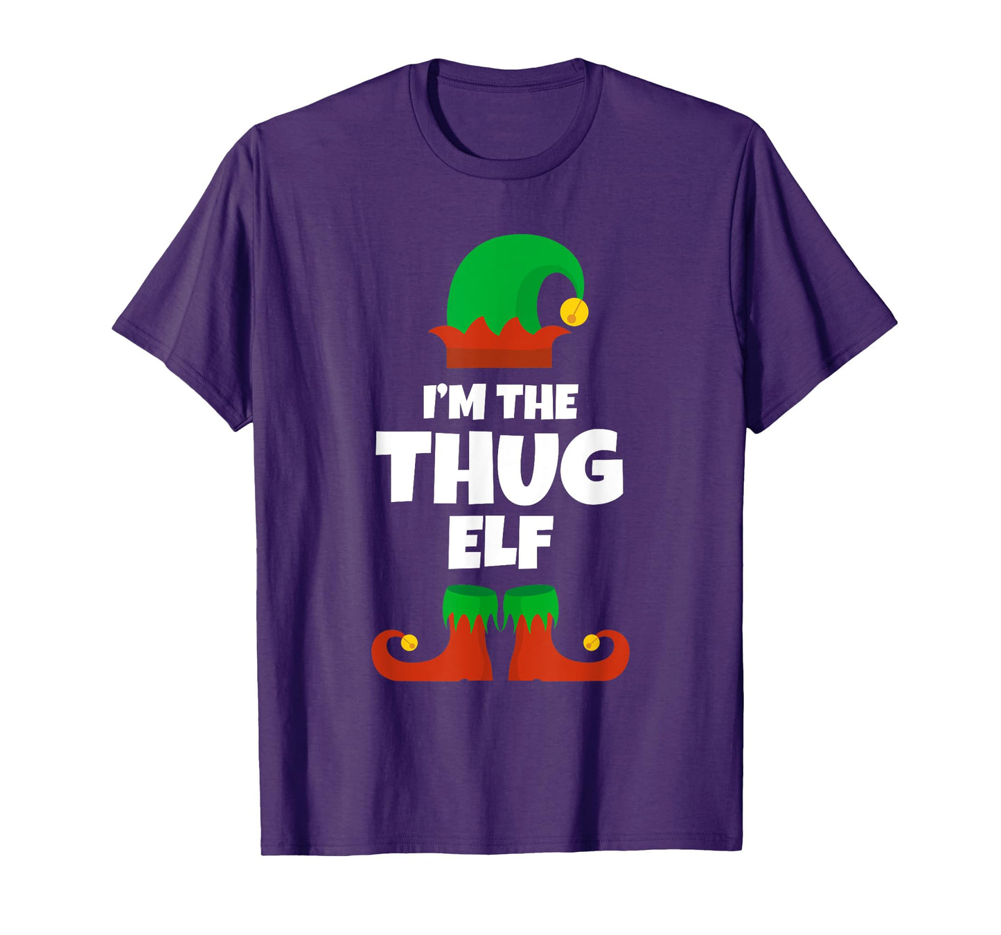 I'm The Thug Elf Family Pajama Christmas Funny T-Shirt