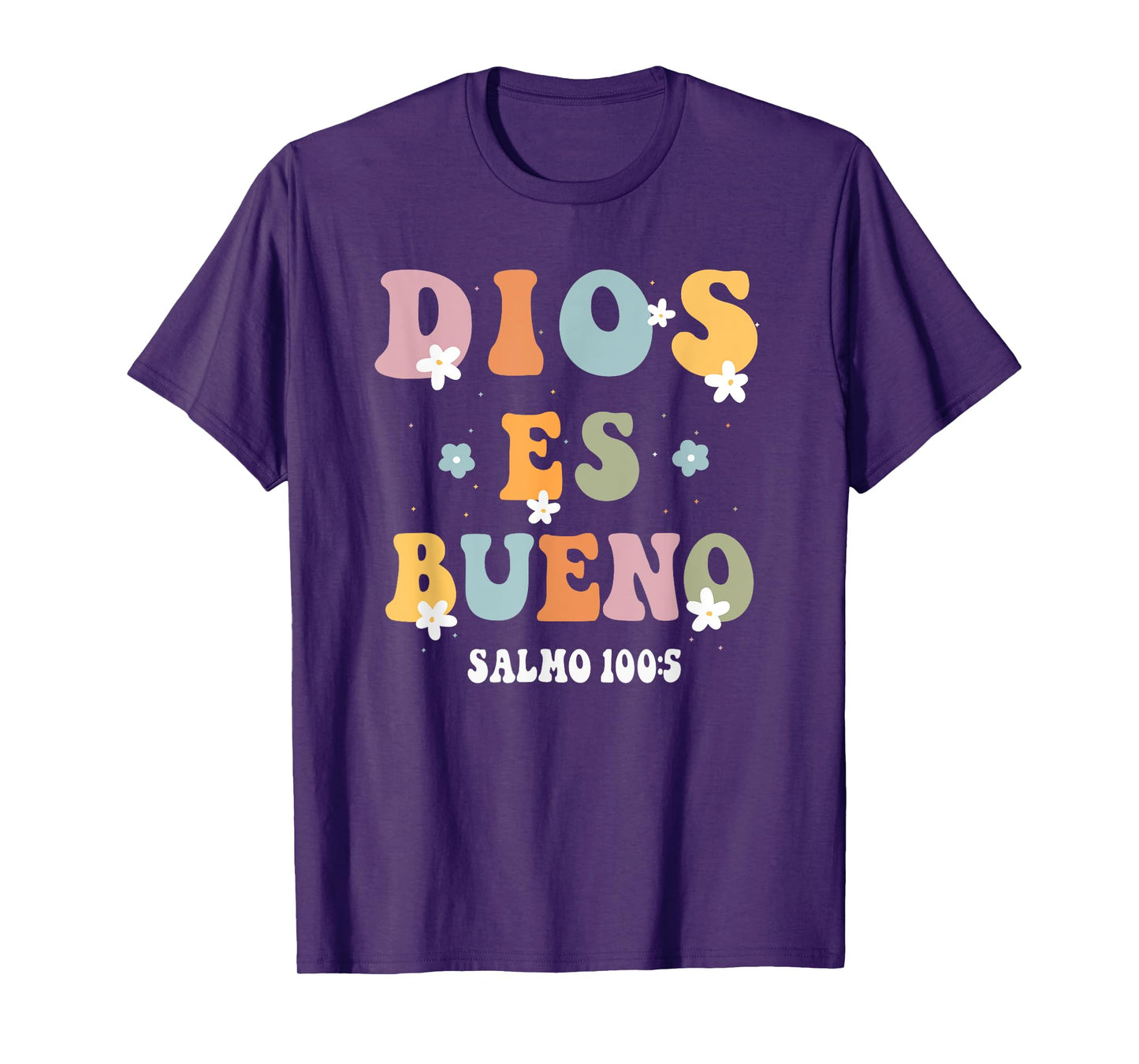 Dios Es Bueno Christian Spanish Womens Girls T-Shirt