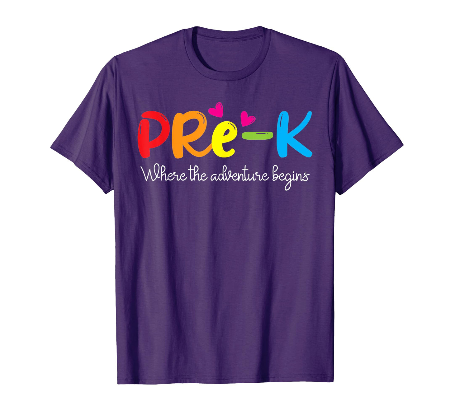 Pre-k Where The Adventure Begins, Kinder Teacher T-Shirt for Men Women Kids