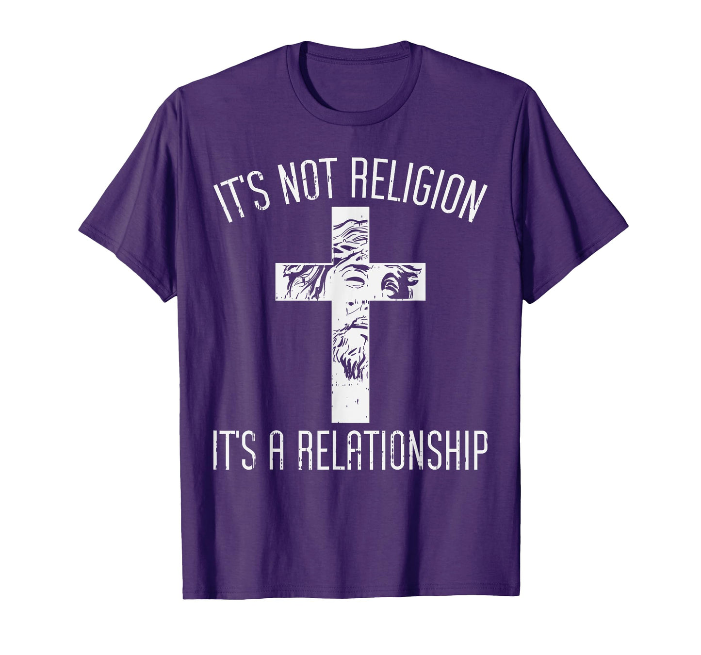 Not Religion Relationship Cross God Jesus Christian Gift T-Shirt