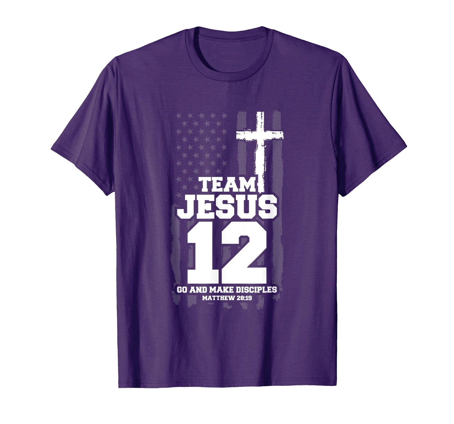 Jesus Baseball Team Jesus Christian Matthew 28:19 Verse T-Shirt
