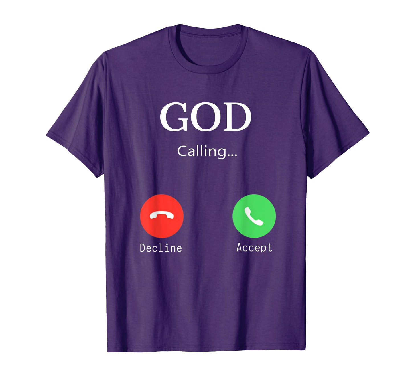 God is Calling Christians Funny Jesus Christ Phone T-Shirt