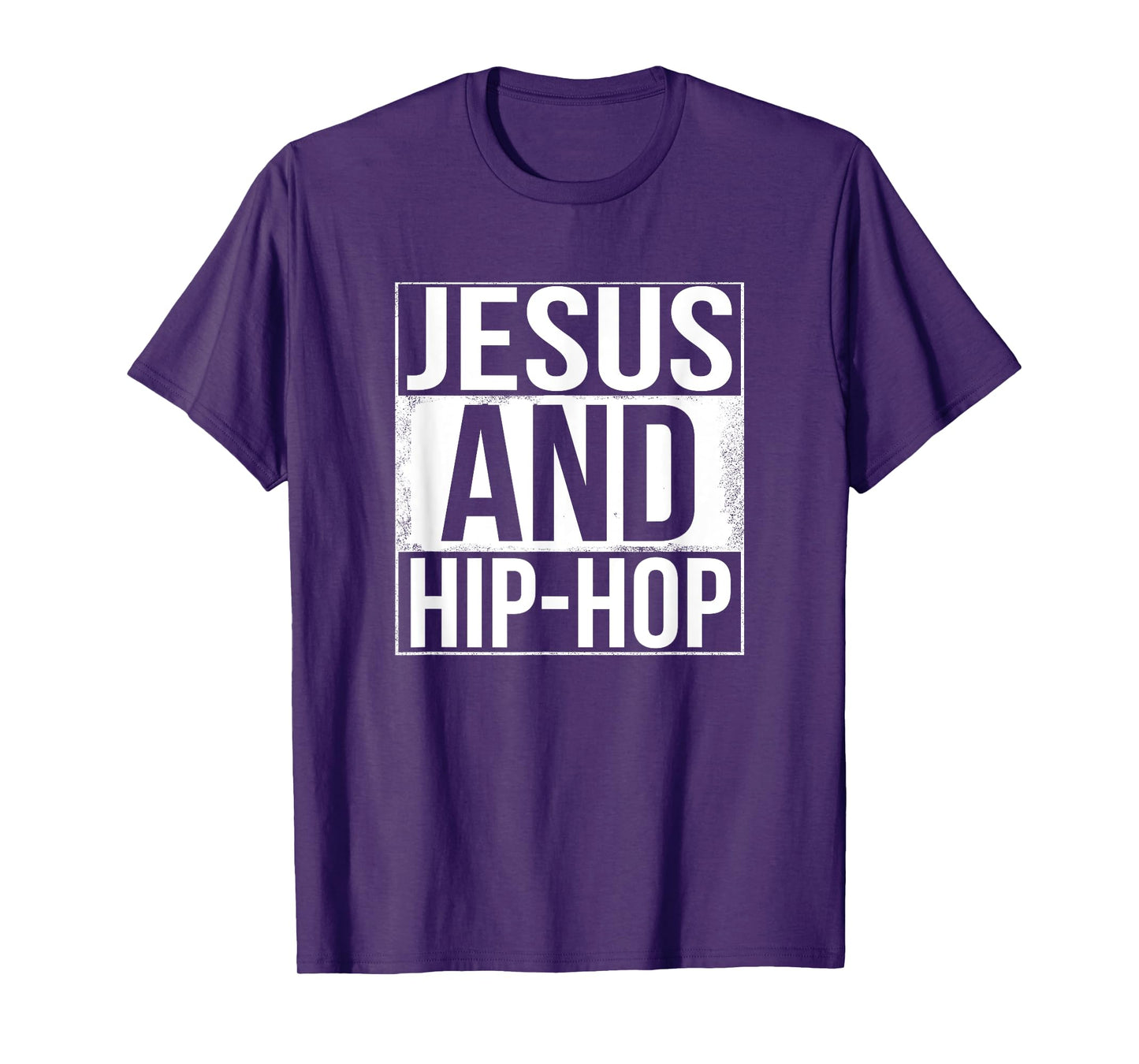 Jesus And Hip Hop T Shirt Funny Retro Vintage Christian T-Shirt