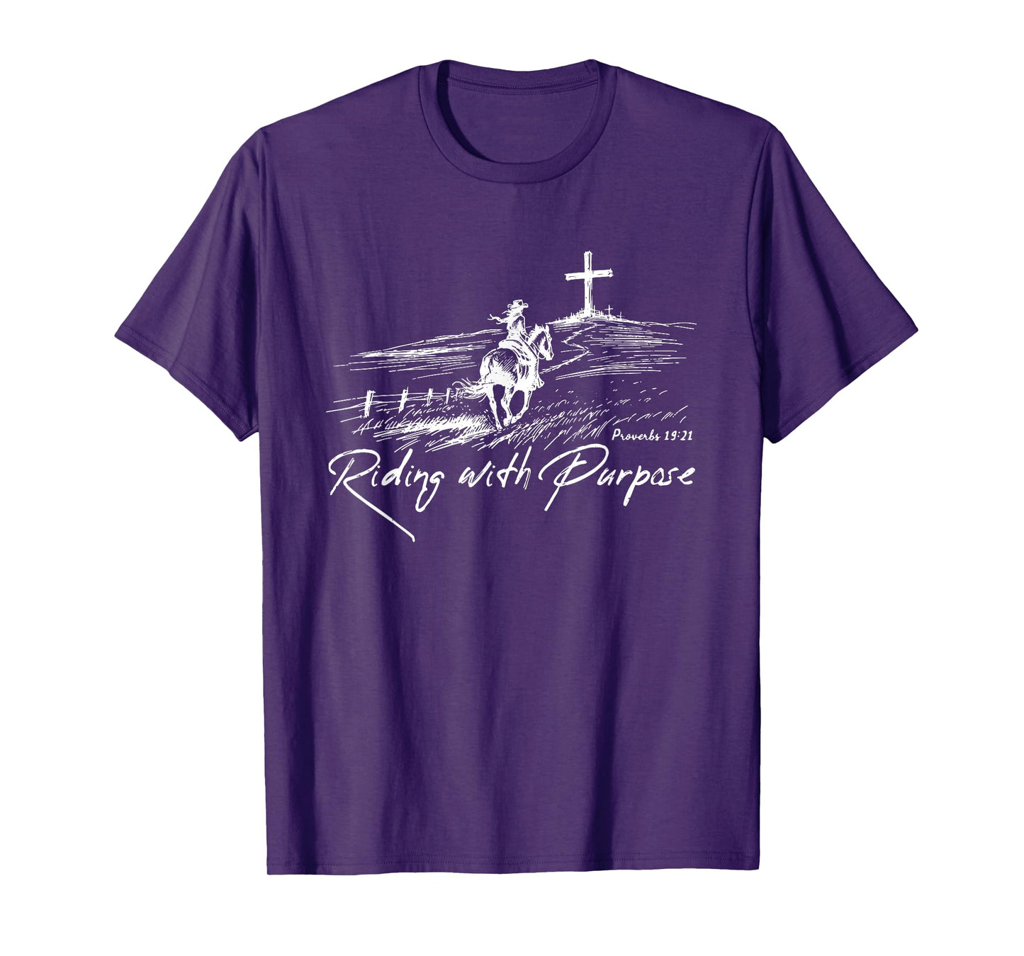 Riding with Purpose Western Cowgirl Faith T-Shirt