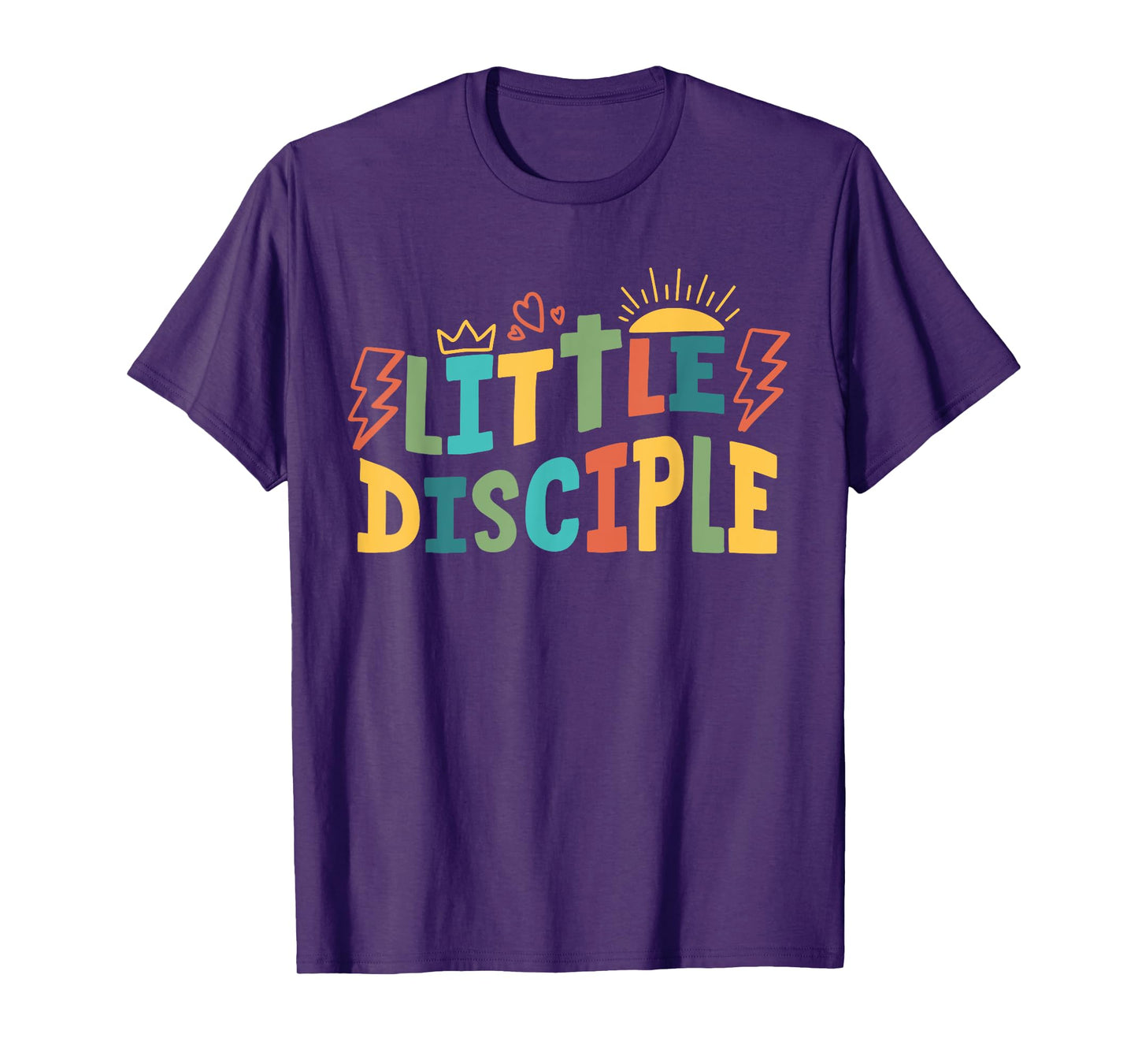 Little Disciple Kids Christian Toddler Religious Youth Jesus T-Shirt