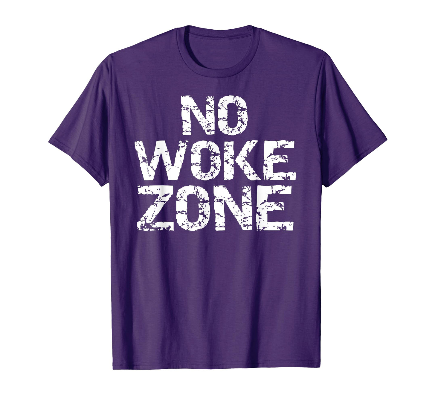Funny Sarcastic Conservative 2024 Election Gift No Woke Zone T-Shirt