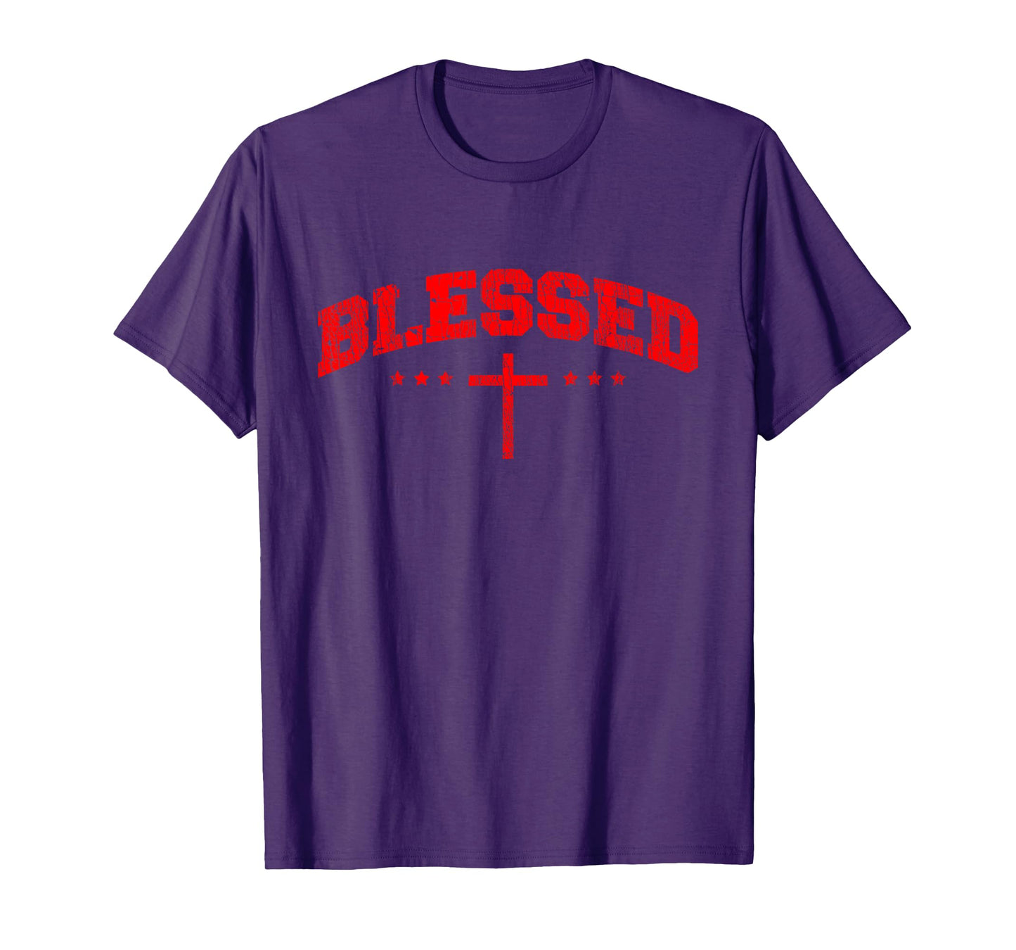 Blessed Cross Subtle Christian Minimalist Religious Faith T-Shirt