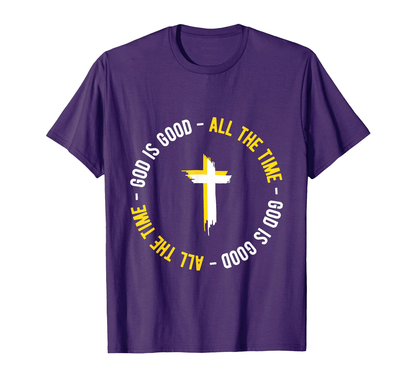 God is Good All The Time Christian Cross Faith Design T-Shirt