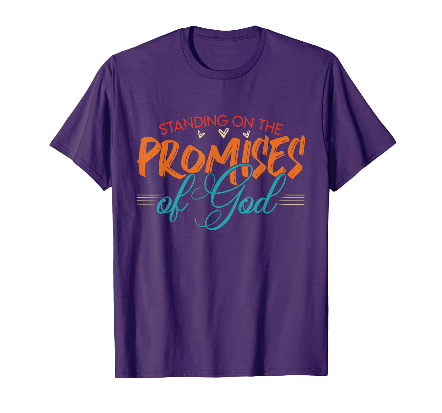 Standing On The Promises Of God Bible Faith Vintage T-Shirt