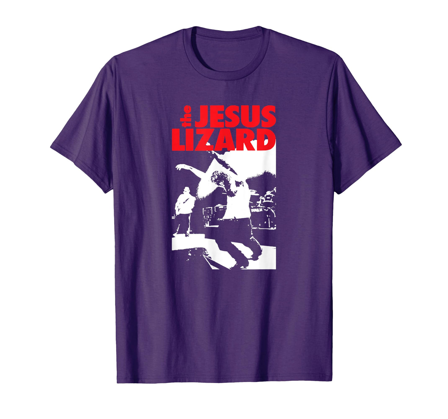 Vintage The Jesus Lizard Retro Stripes Musician T-Shirt