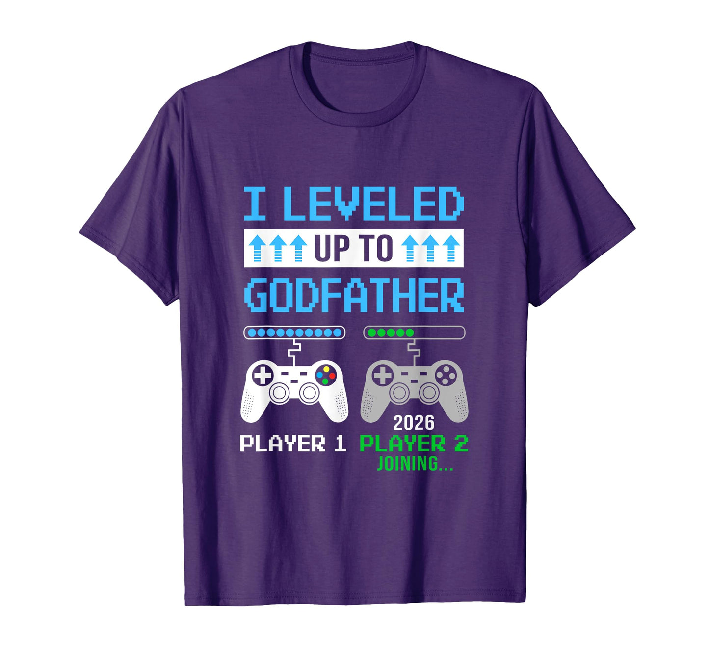 Leveled Up To Godfather 2026 Funny Video Game Soon To Be T-Shirt
