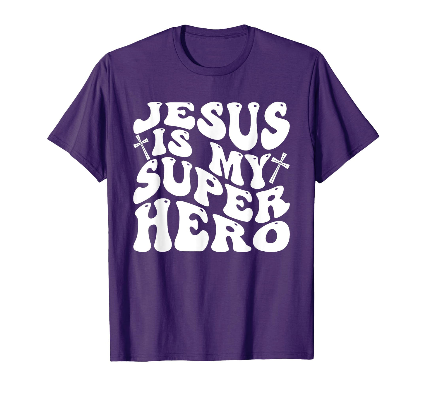 Jesus is My Superhero - Christian Religious T-Shirt