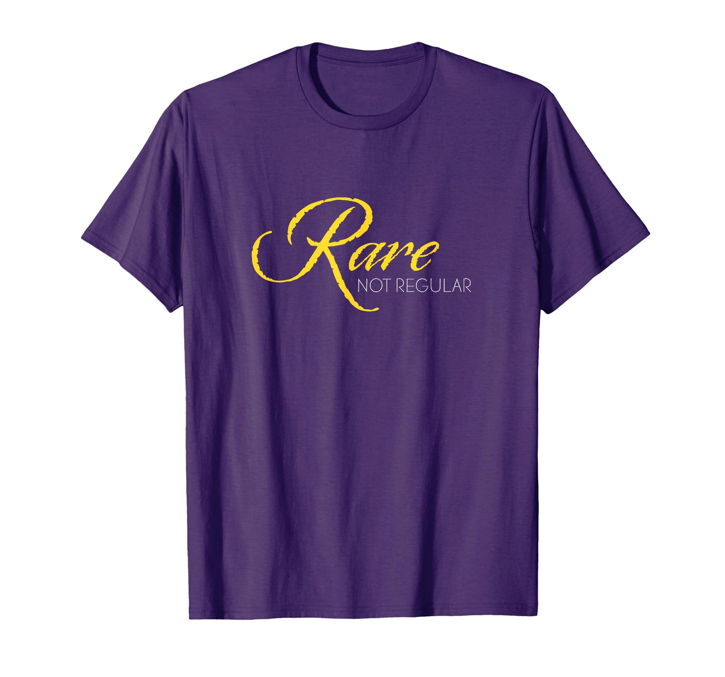 Rare Not Regular Graphic Novelty Inspiration Motivation T-Shirt