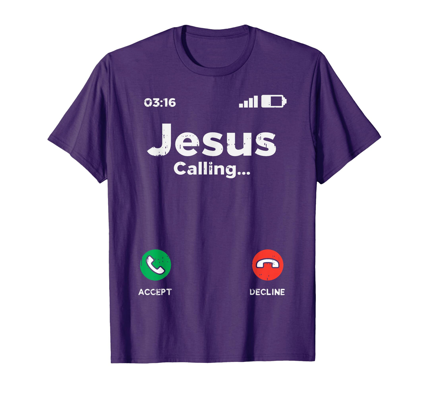 Jesus Calling God Christ Faith Religious Christian Gift T-Shirt