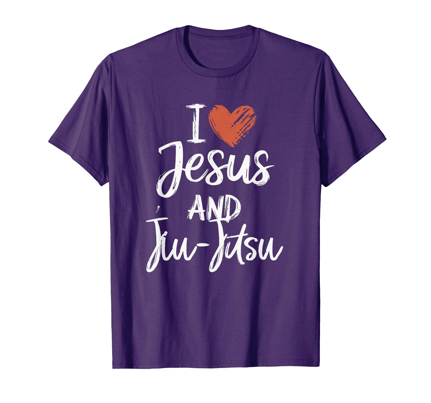 I Love Jesus And Jiu-Jitsu Christian Religious Jiu-Jitsu T-Shirt