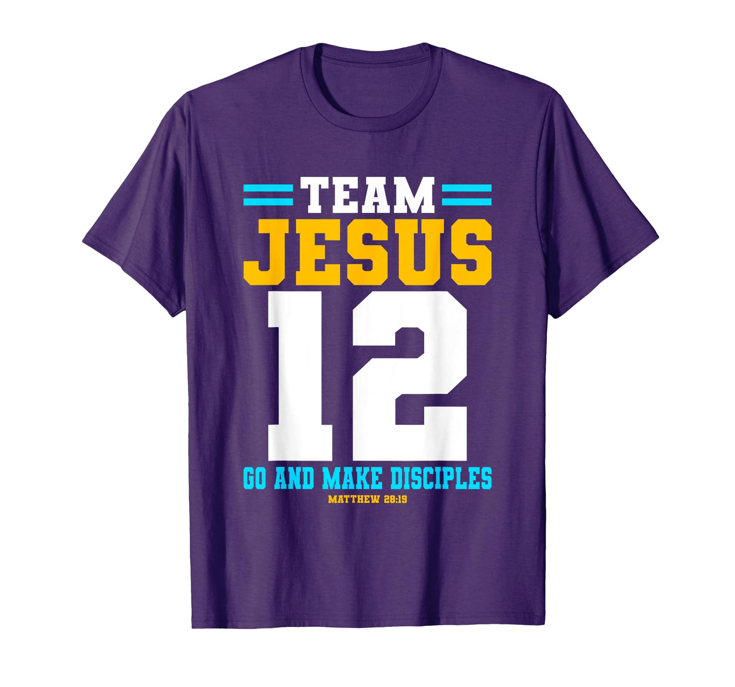 Jesus Baseball Team Jesus Christian Matthew 28:19 Verse T-Shirt