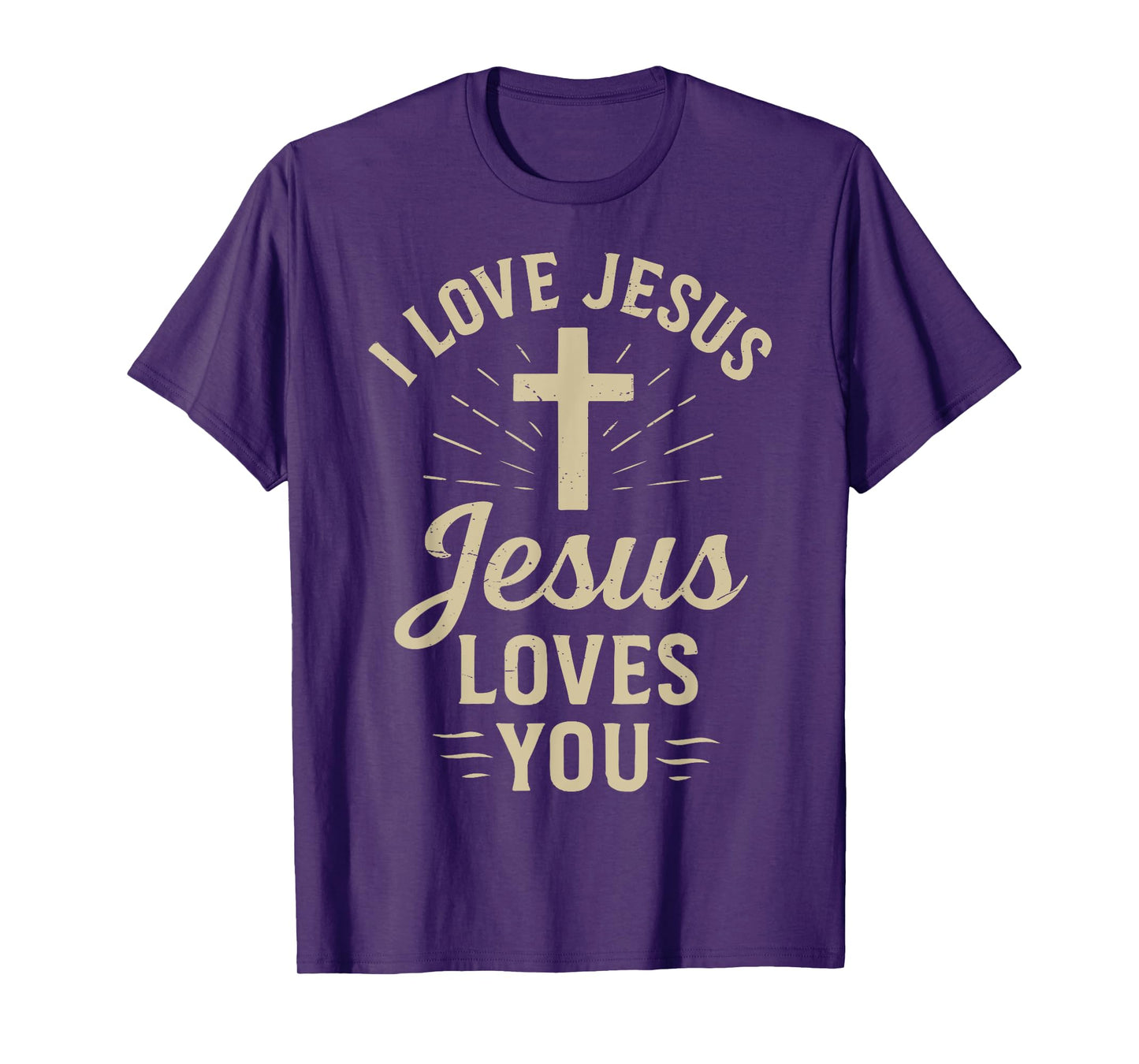 Men I Love Jesus and You Too Much Christian God Son Toddler T-Shirt