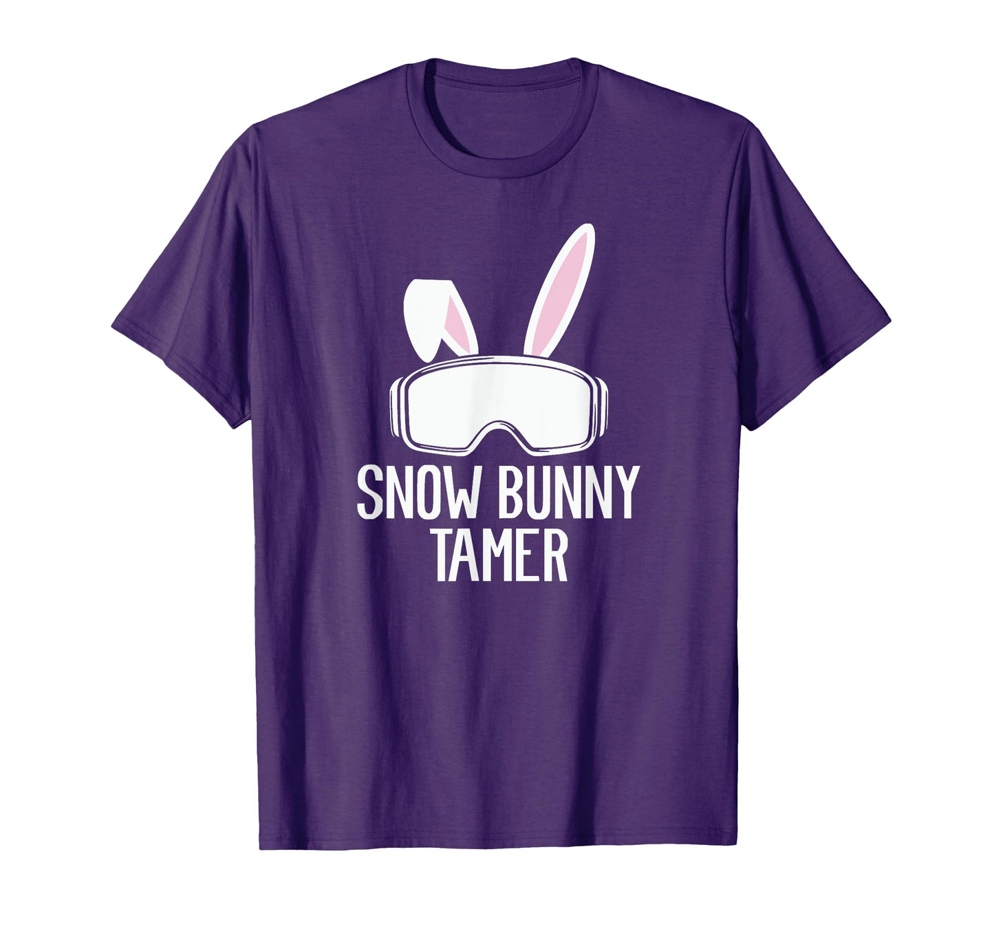 Snow Bunny Tamer Ski Funny Apres Party Skiing Skier T-Shirt