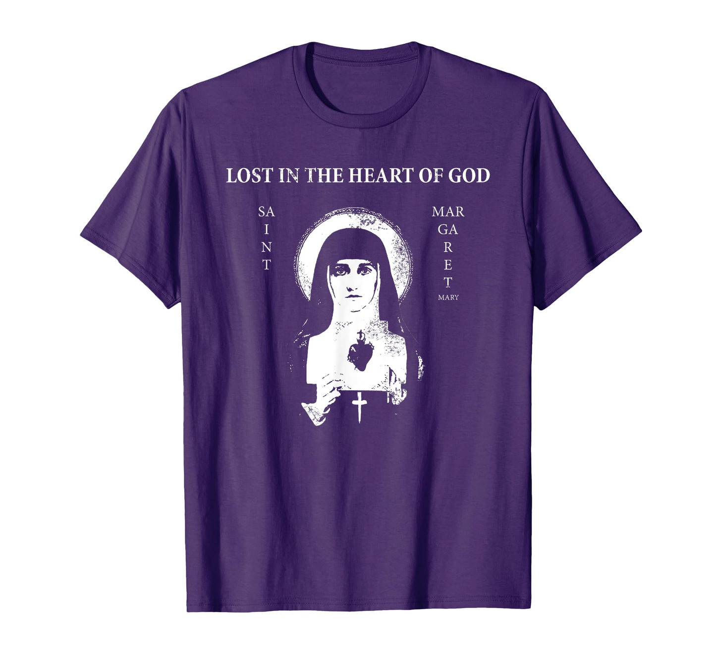 St. Margaret Mary Alacoque "Lost in the Heart of God" T-Shirt