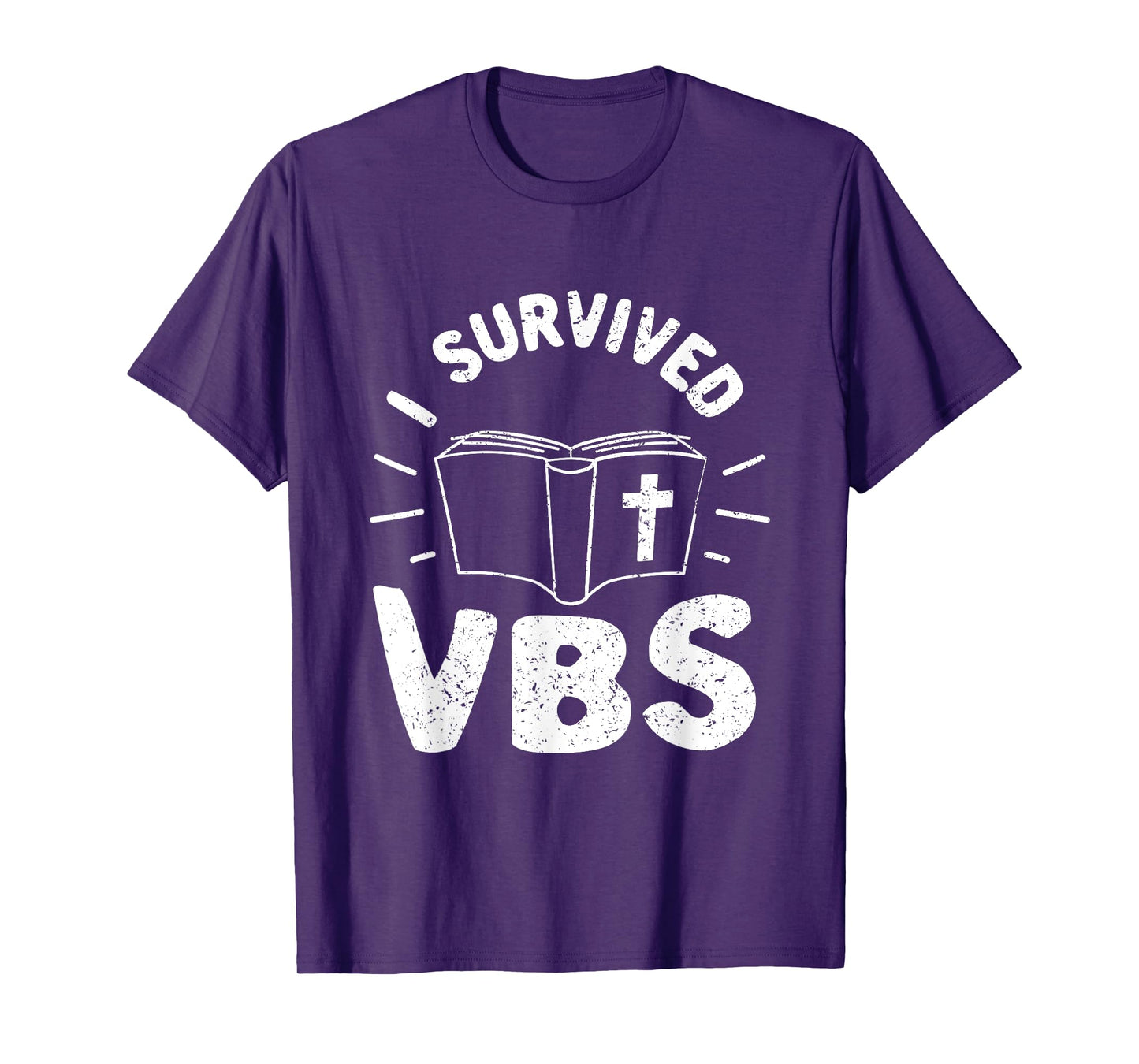 Christians Funny Quote I Survived VBS Vacation Bible School T-Shirt