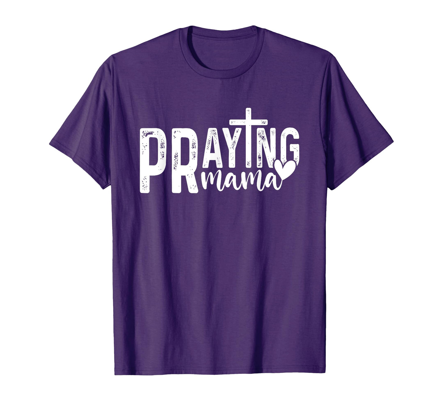 Praying Mama Christian Mom God Faith Jesus Bible T-Shirt