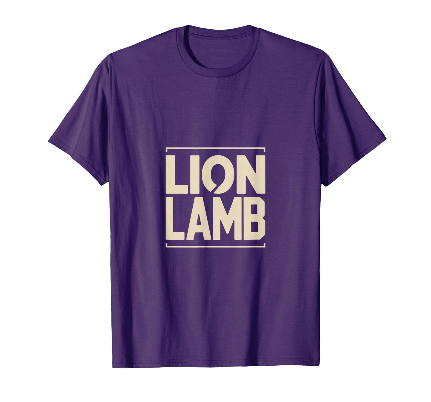 Lion Lamb Christian Jesus Symbol Faith Scripture T-Shirt