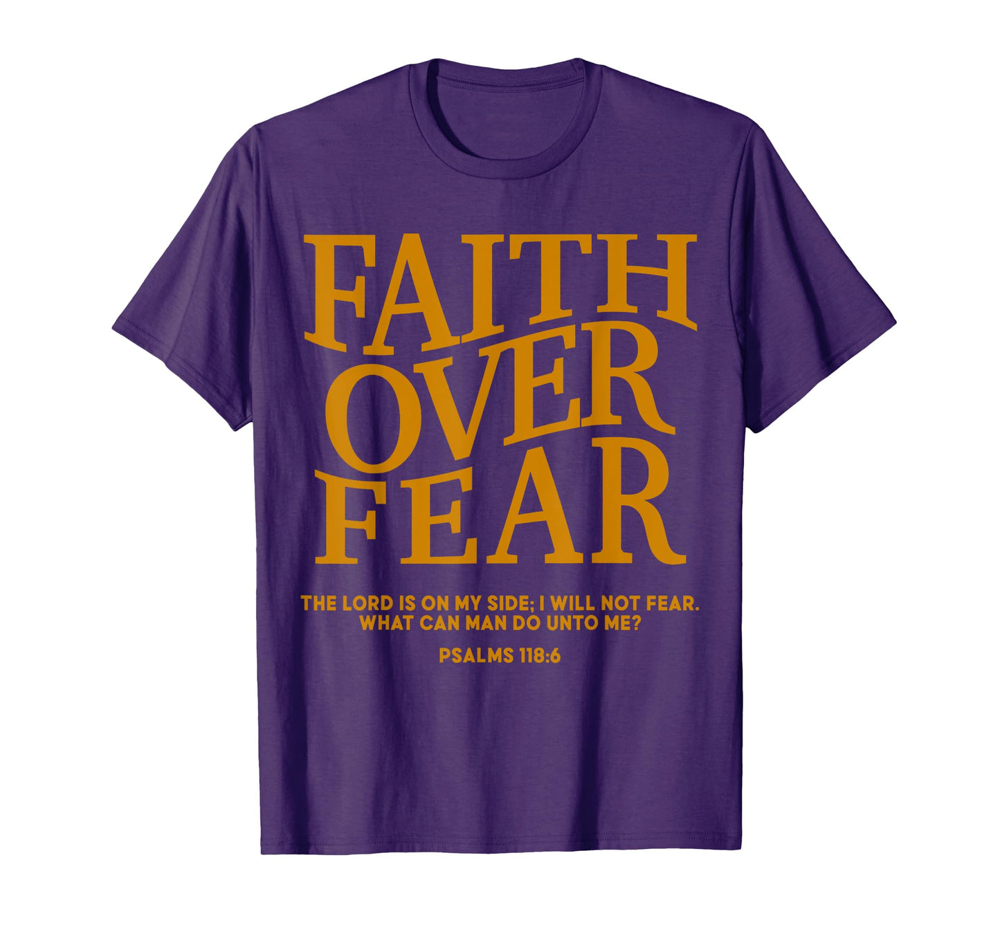 Faith Over Fear Christian Jesus Toddler God Son Sister Boys T-Shirt