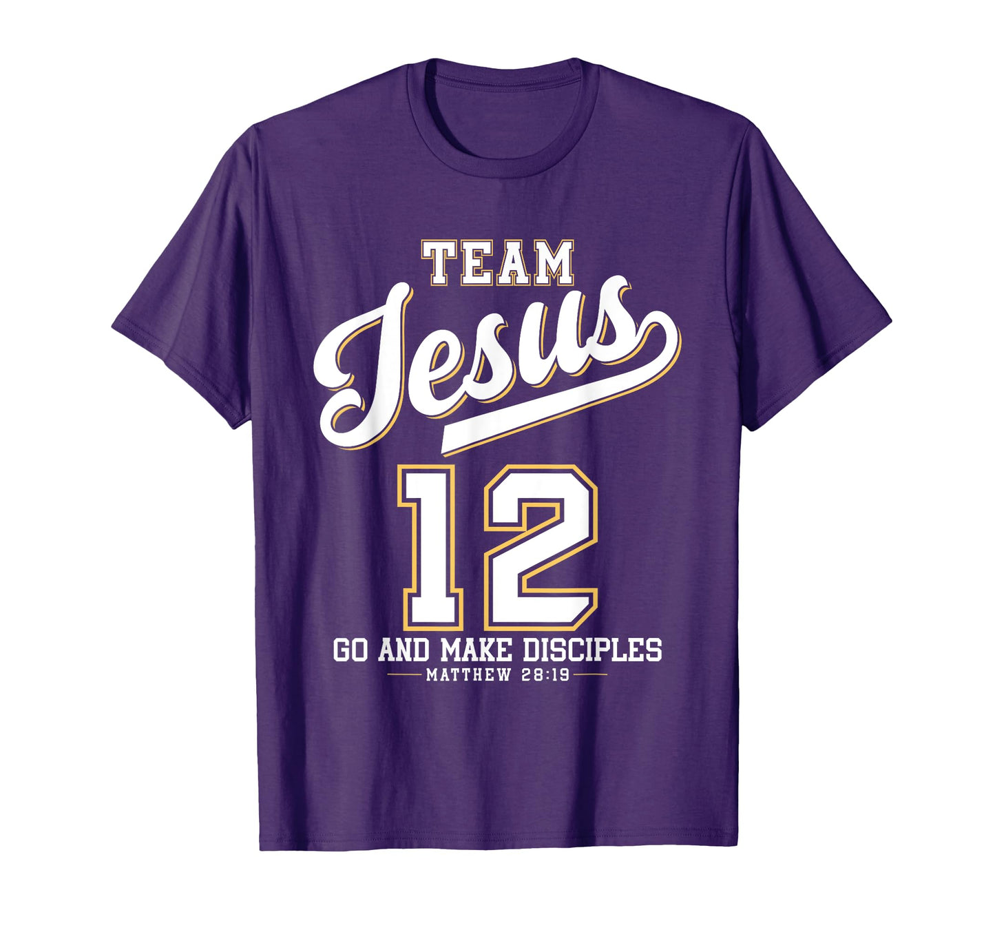 Jesus Baseball Team Jesus Christian Matthew 28:19 Verse T-Shirt