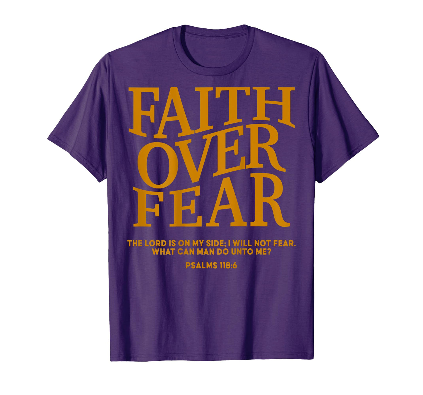 Faith Over Fear Christian Jesus Toddler God Son Sister Boys T-Shirt