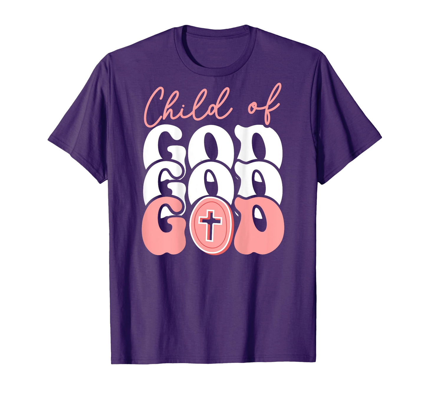 A Child of God The Way The Truth The Life Jesus Art ON Back T-Shirt