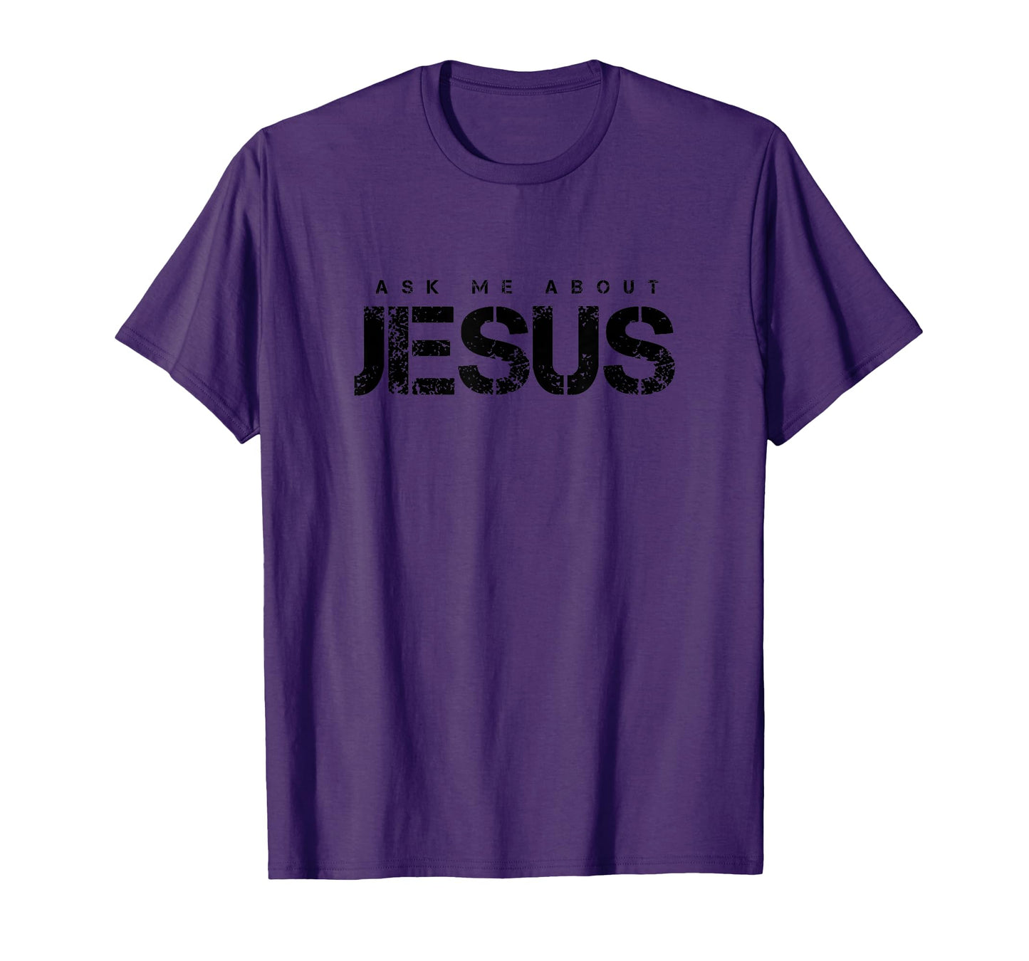 Ask Me About Jesus Christian Faith Evangelism T-Shirt