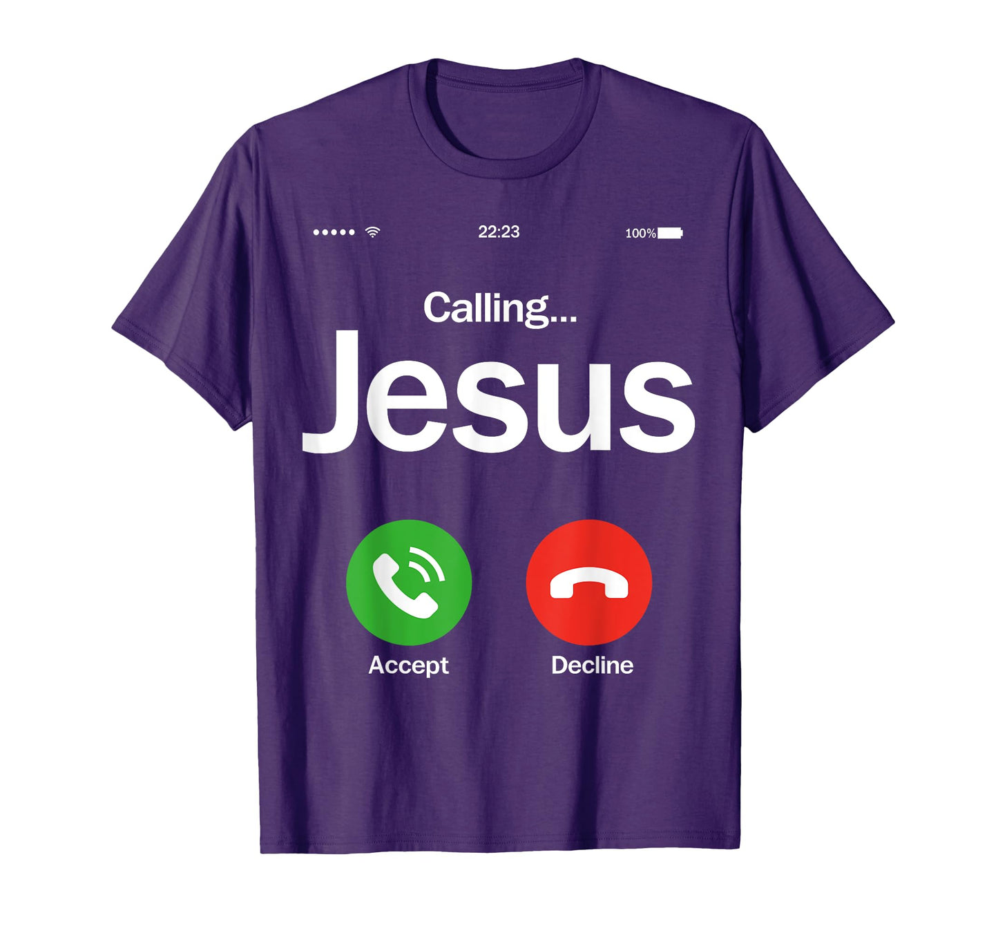 Jesus Is Calling Christian Trust In God Christian Theme T-Shirt