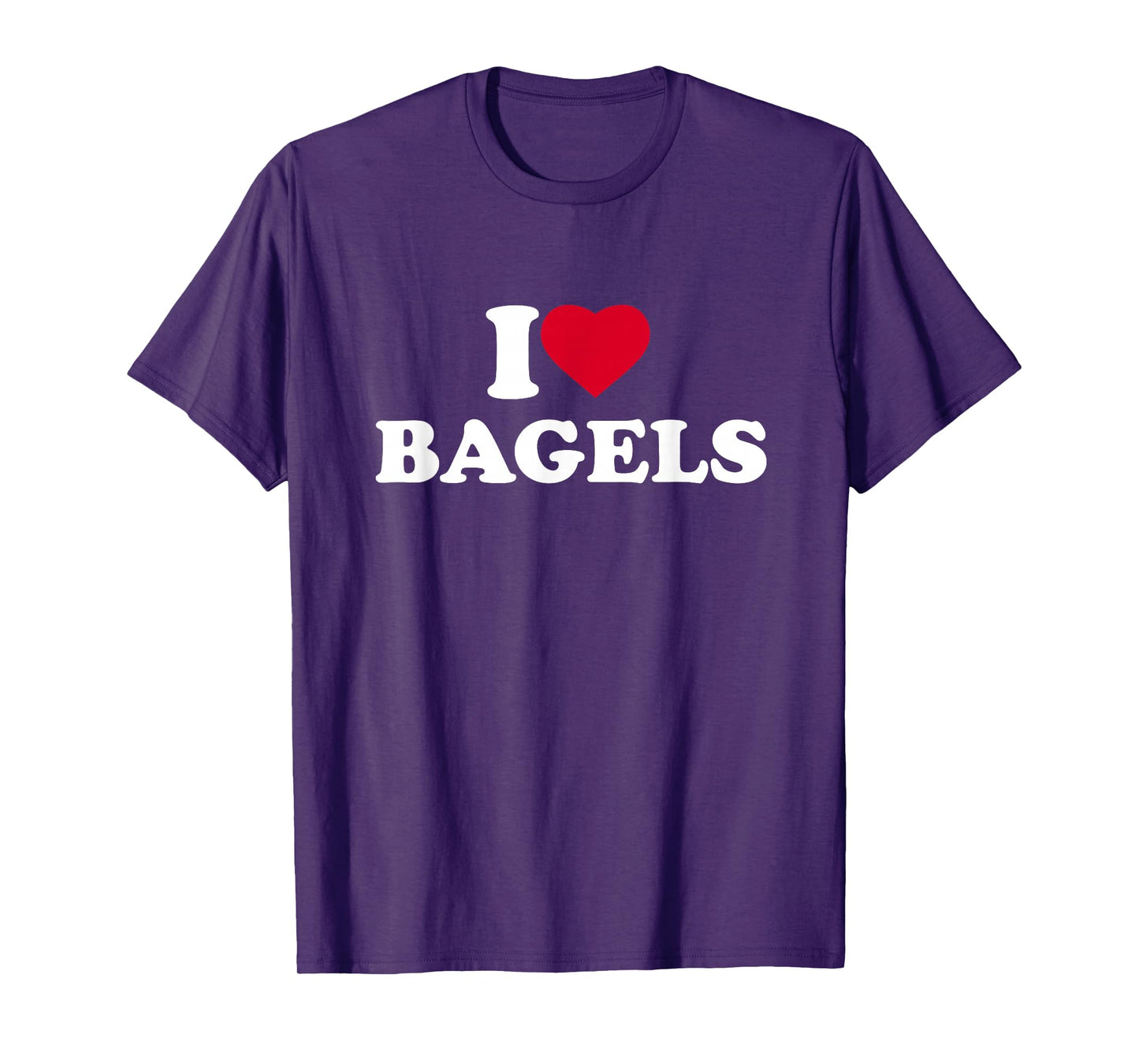 I Love Bagels I Heart Bagels Lover Baker T-Shirt