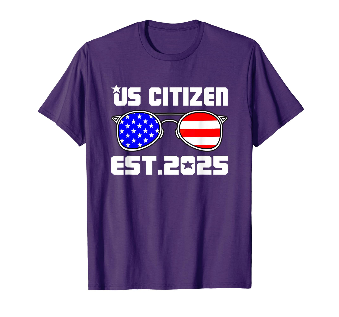 New US Citizen Est 2025 American Immigrant Citizenship Gifts T-Shirt