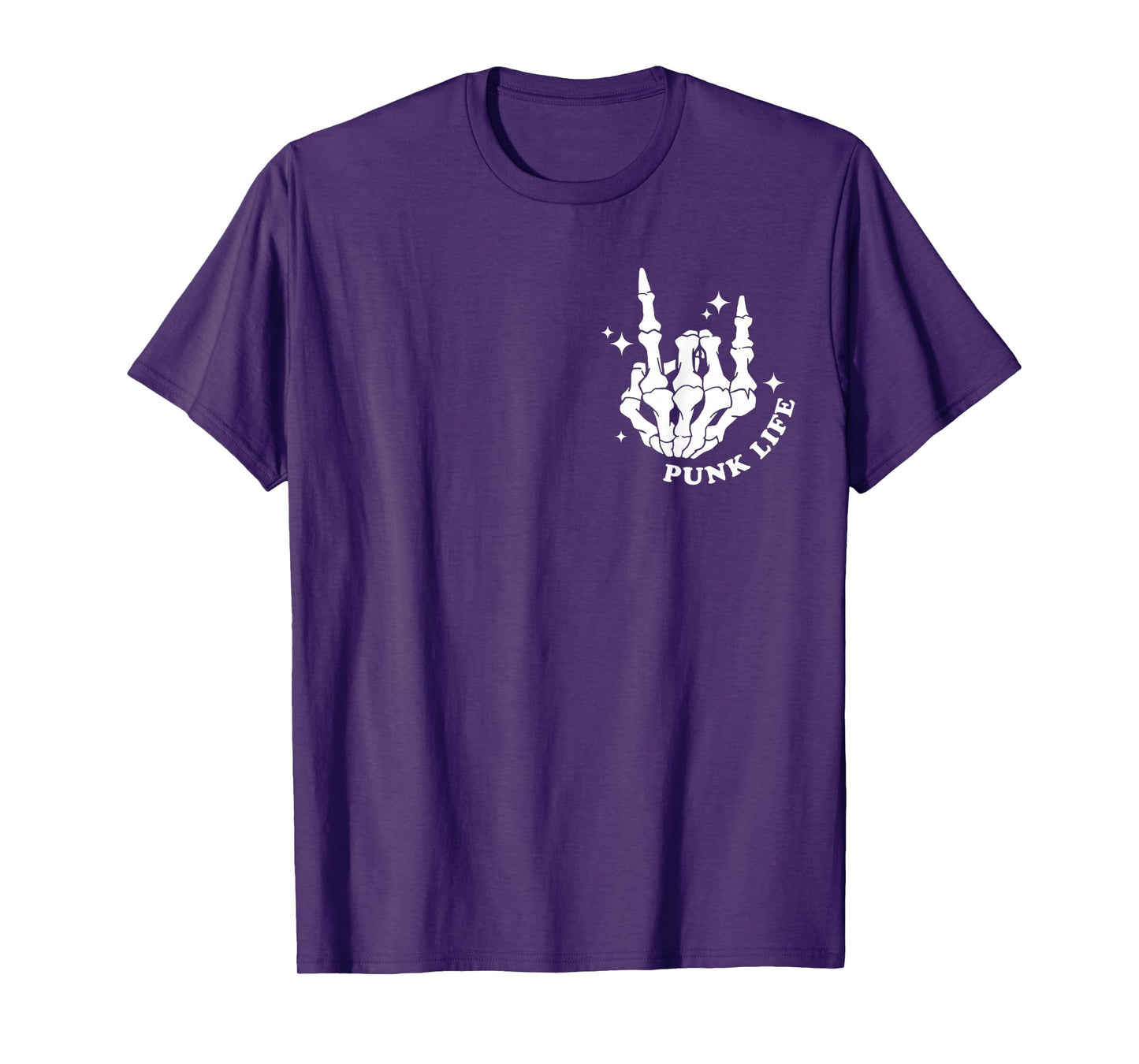 What's More Punk Than Public Library Skeleton Hand Punk Life T-Shirt
