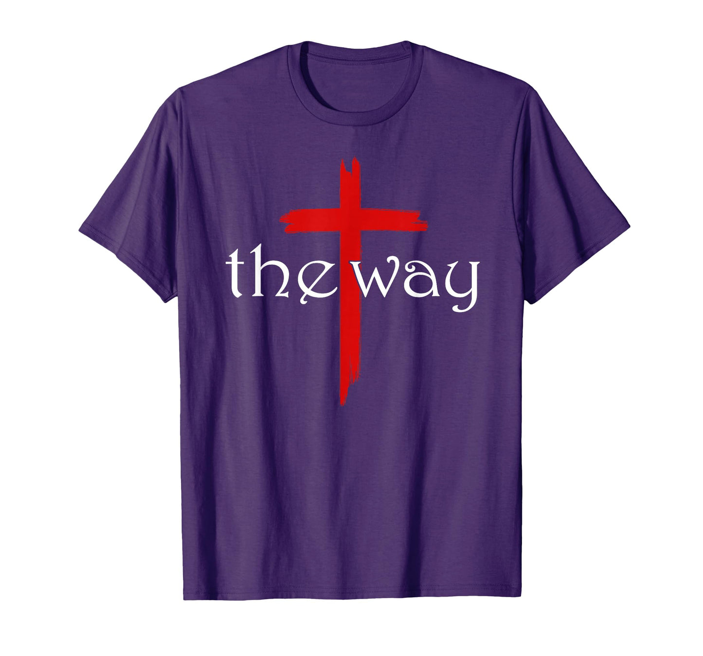 The Way Jesus Cross Inspired Bible Christian Religious Faith T-Shirt