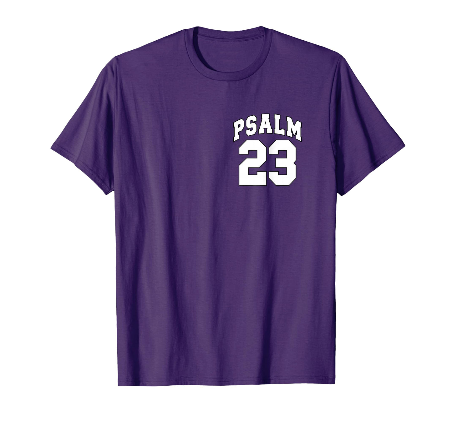 (Front & Back) Psalm 23, The Lord is My Shepherd - Christian T-Shirt
